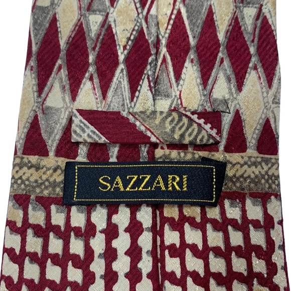 Sazzari 100% Silk Tie - Picture 2 of 4